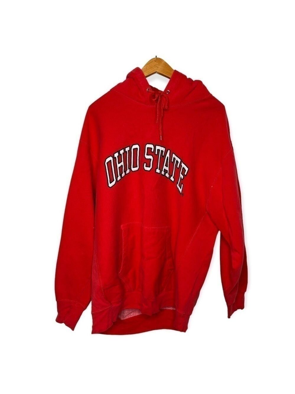 Ohio State Men's Hooded Red Long Sleeve Pullover Sweatshirt Men's Size XXL - Picture 1 of 7